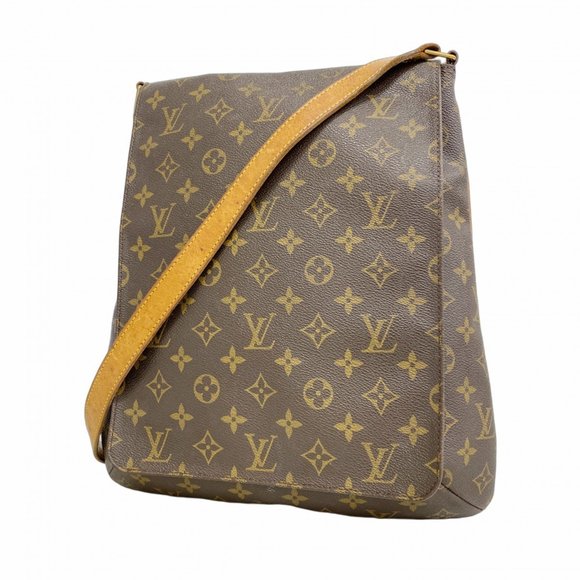 Louis Vuitton Monogram Musette Shoulder Bag M51256 Brown Women's - Picture 1 of 10